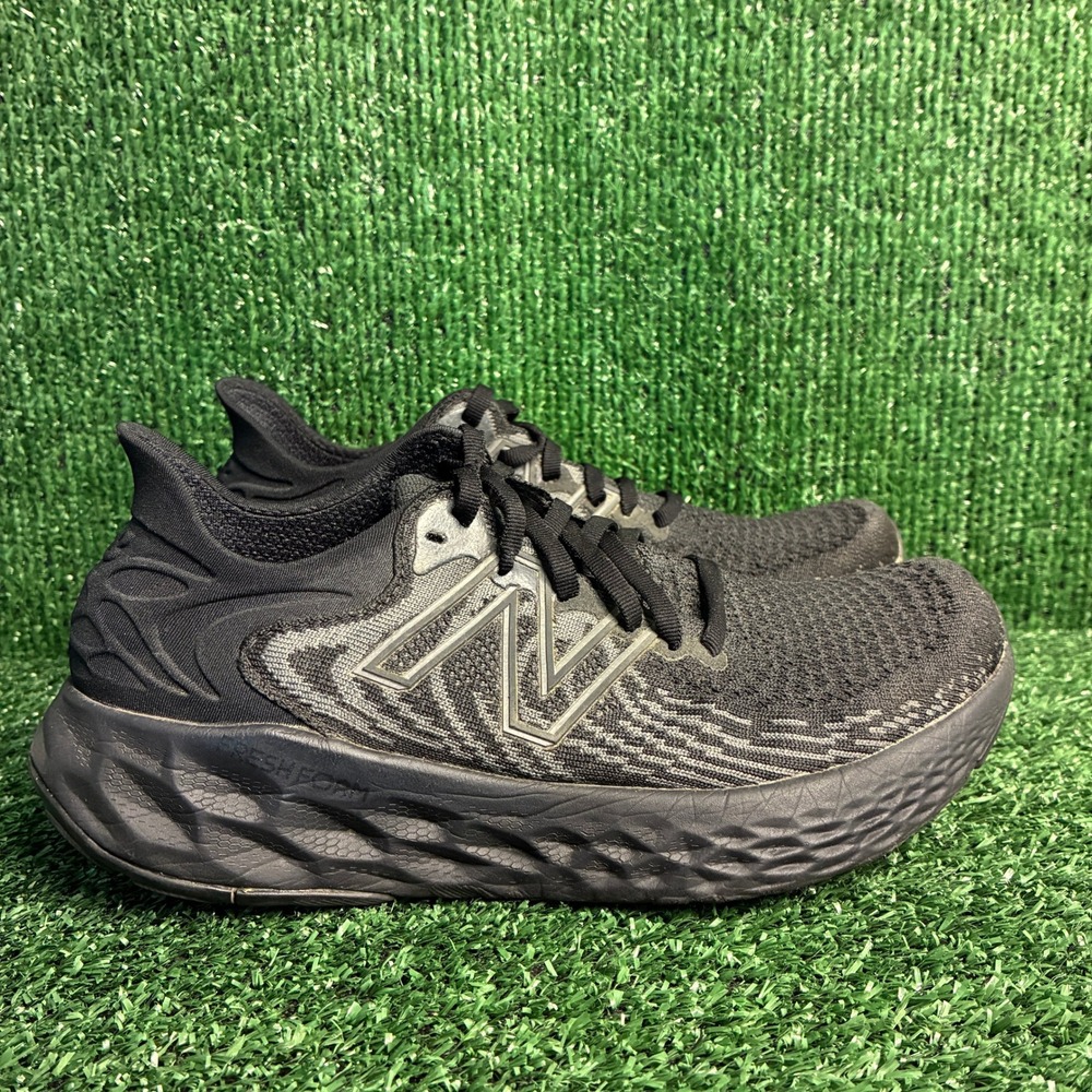 New Balance Fresh Foam 1080v11 Knit Athletic Running Shoes Black Womens Sz 7.5 D